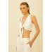 HIT CROPPED AMARRACAO ZELIA OFF WHITE